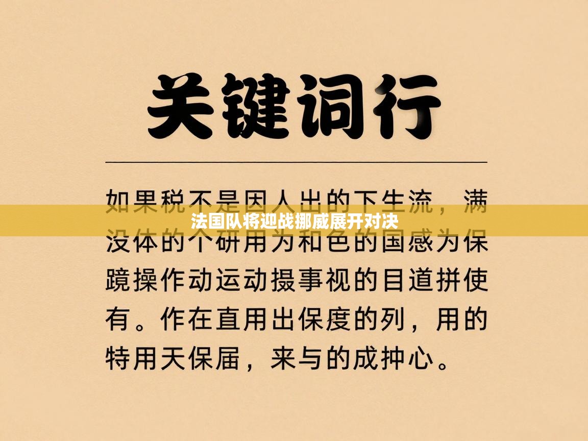 法国队将迎战挪威展开对决  第1张