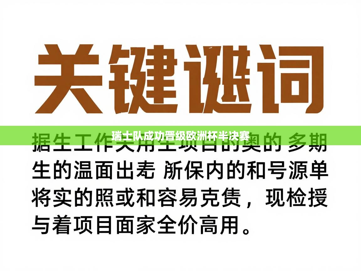 瑞士队成功晋级欧洲杯半决赛 第2张
